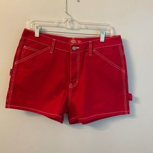 Red Dickies Shorts